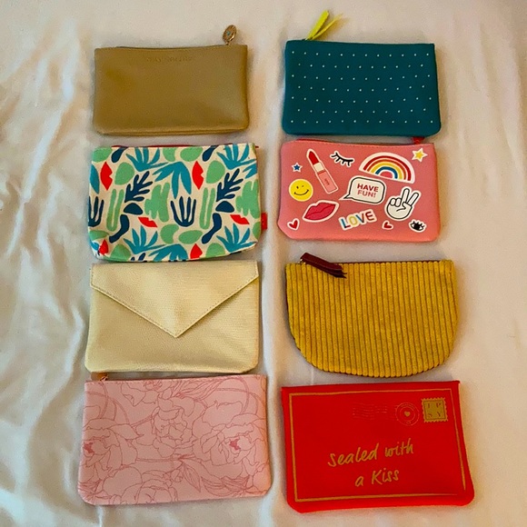 ipsy Accessories - Ipsy Glam Bags (Set of 8) with the 100th Edition